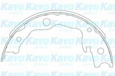 KAVO PARTS kbs7403 -  Комплект тормозных колодок